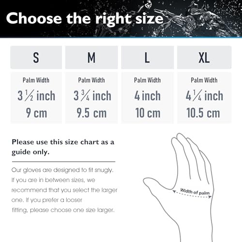 Thermal Warm Winter Work Gloves with Grip, Rubber Coated Medium Dark Gray