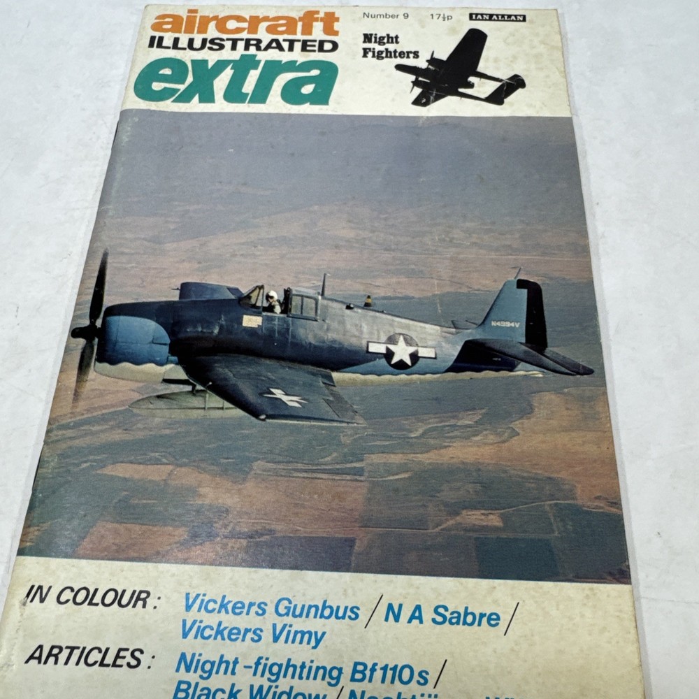 WW2 US British German Aircraft Illustrated Extra No 9 Softcover Reference Book