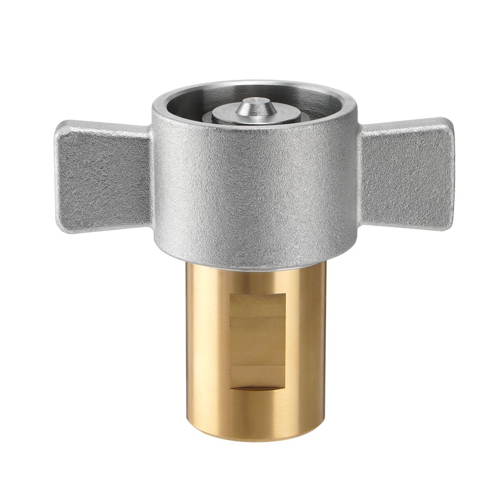 1 Inch NPT Wet Line Wing Nut Hydraulic Quick Disconnect Coupler / Coupling Set