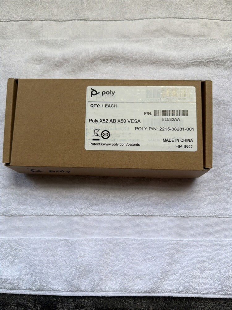 Poly Studio X52 Adapter Bracket For Studio X50 Wall or VESA Mount