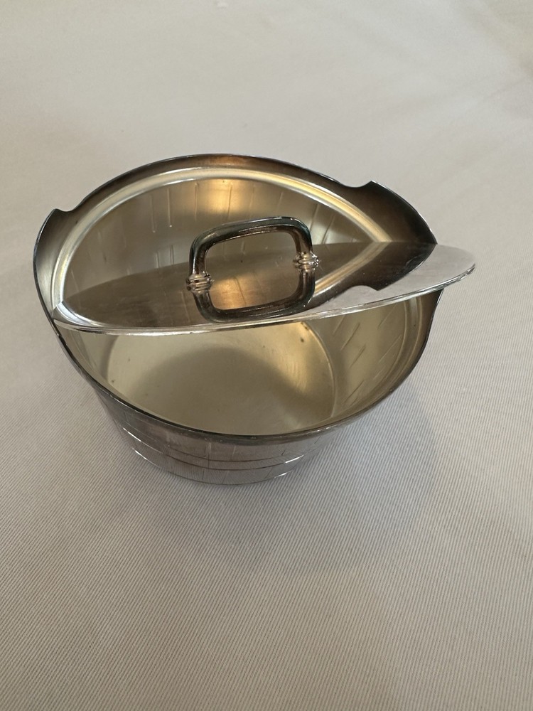 Vintage Silver Plated Dish With Lid