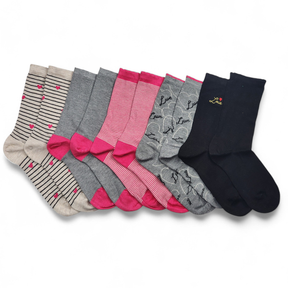 M&S Sumptuously Soft Ankle Socks – 5 Pack – Black Mix