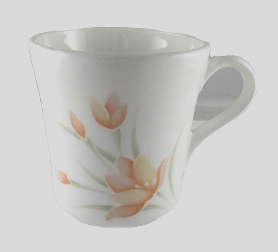 CORELL CUPS CORNING PEACH FLORAL