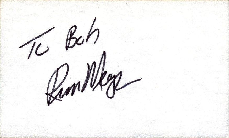 Director RUSS MEYER In-person Autograph