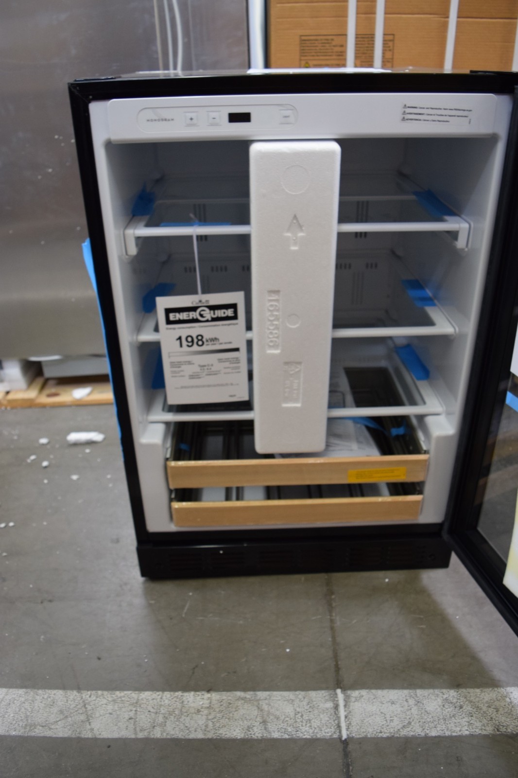 GE Monogram ZDBR240NBS 24" Stainless Built-In Beverage Center NOB #145568 MPA