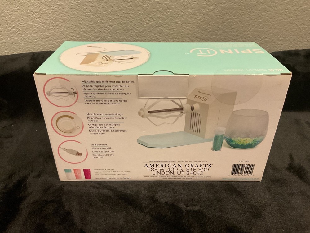 Spin It Motorized Rotary Drying Tool NIB