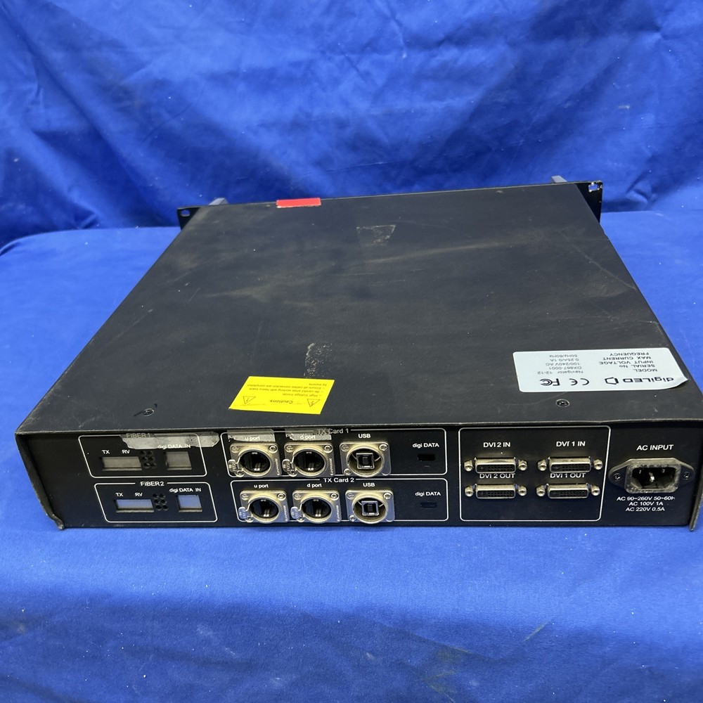 DigiLed model Navigator 12-12 Rack mount with handles lights up untested