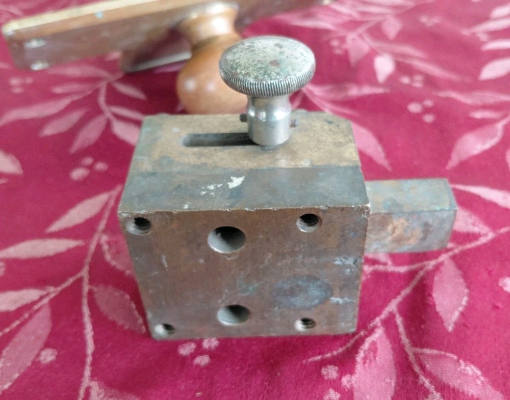ANTIQUE CORBIN UNRESTORED MORTISE LOCK BRASS DOOR KNOBS & DEADBOLT