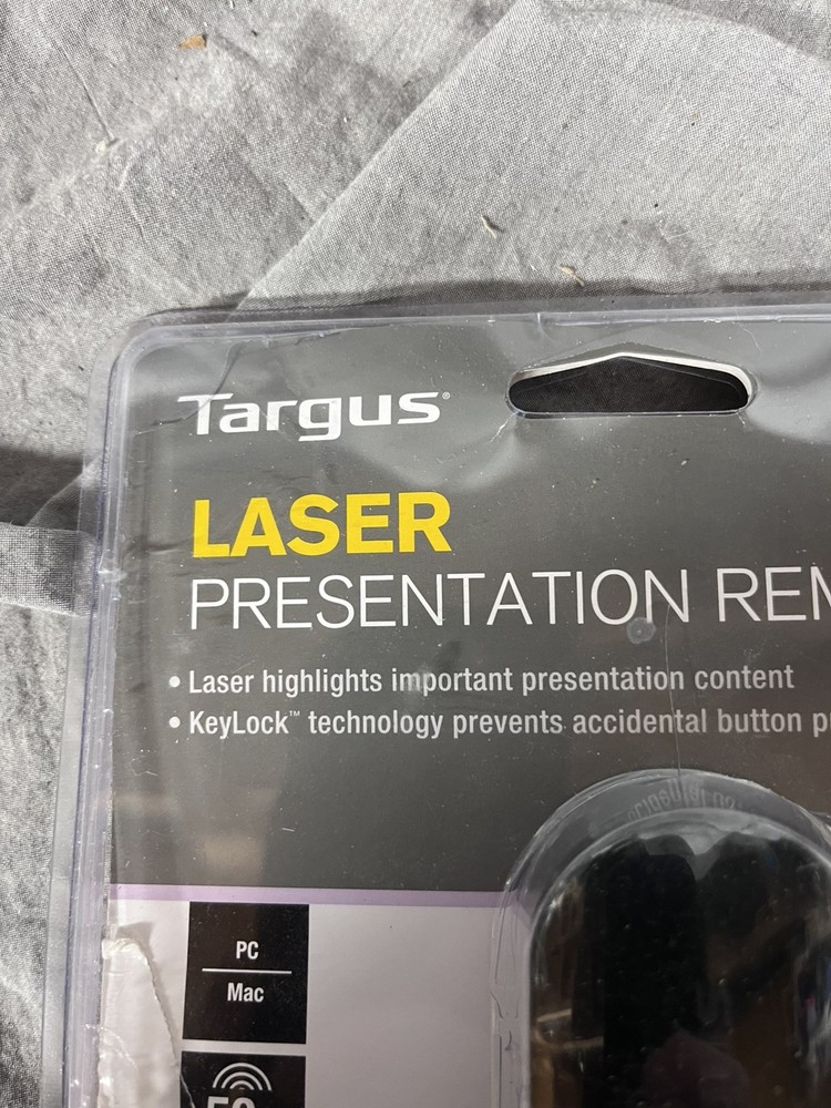 Targus Laser Presentation Remote with Key Lock Technology to Lock Non-Essential