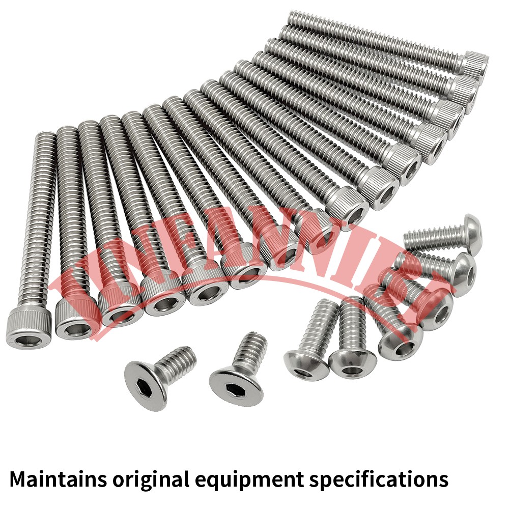 Primary Cover Gasket & Clutch Screws Bolt Seal Kit for Harley Sportster 1200 883