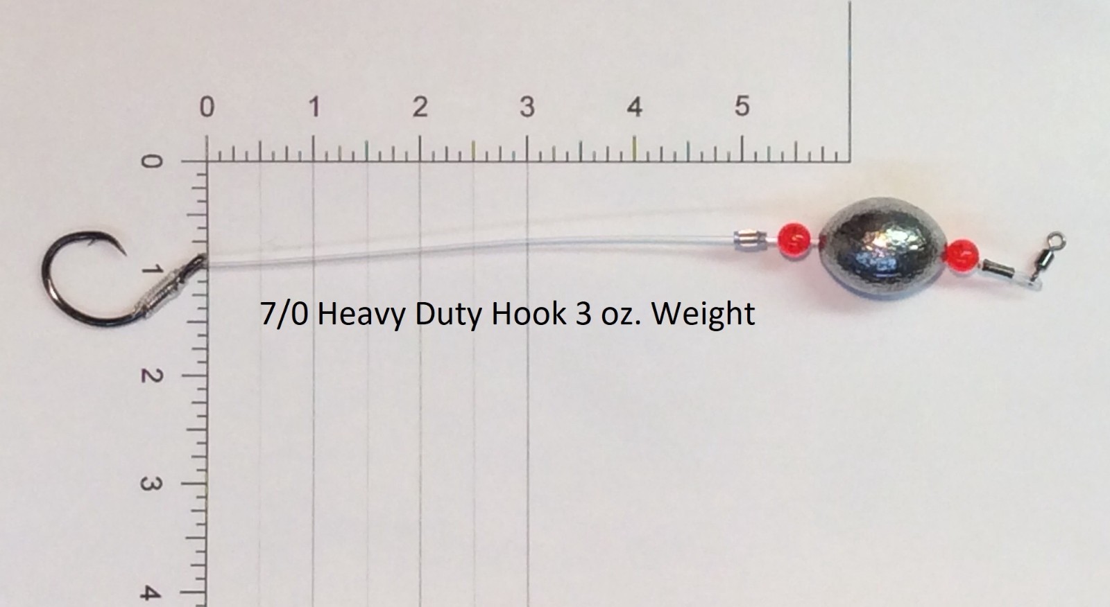 Carolina Drum Rig Red Fish Lupton Rigs Catfish 1-6oz. 1/0-9/0 Circle Hook