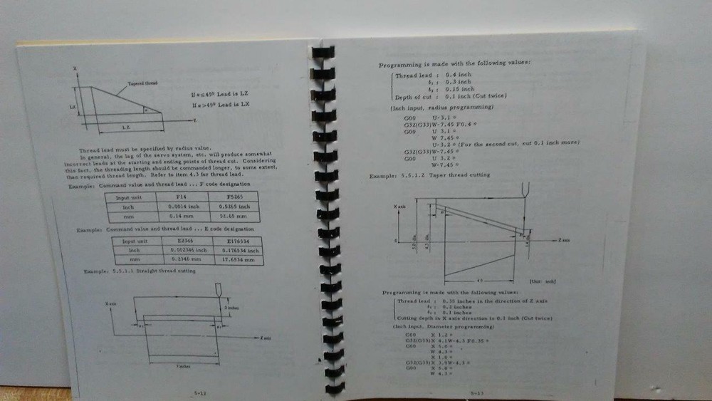 Tsugami Fanuc 6T Controller Programming Manual