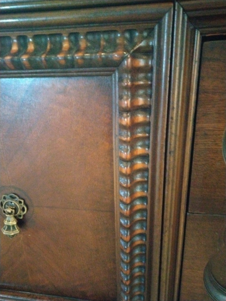 sideboard buffet antique walnut