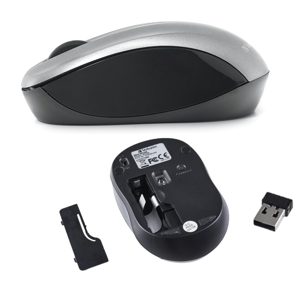Verbatim Silent Wireless Compact Keyboard and Mouse Combo
