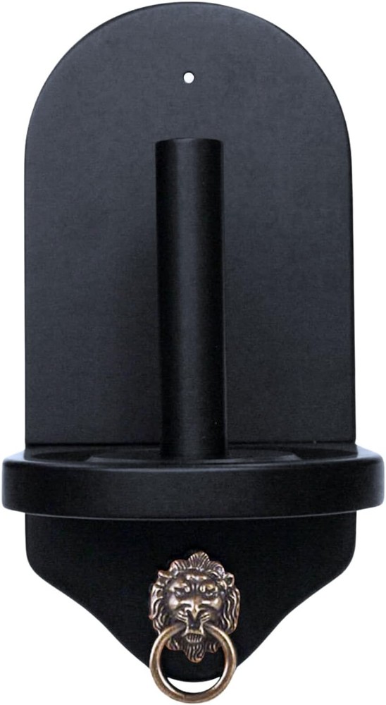 Wall Mount Cone Chalk Holder Matte Black – Modern Design W/ Mounting Hardware
