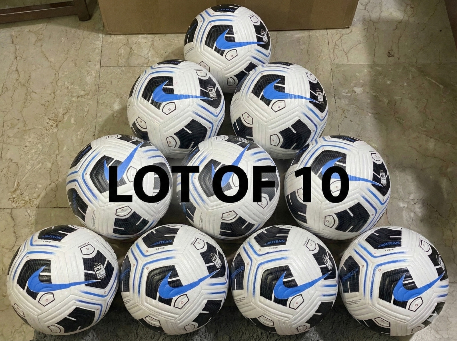 Bulk/Lot of 10 Nike Academy Soccer Training Balls Perfect for Training &Practice