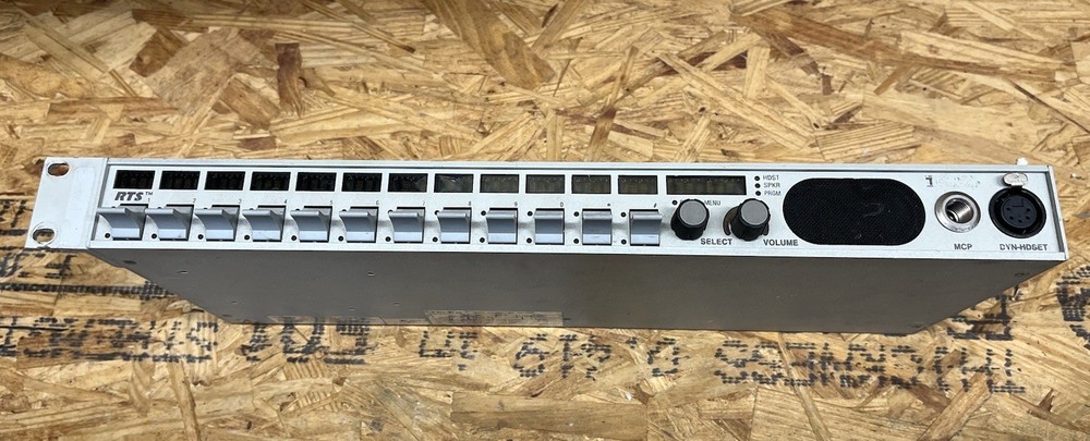 UNTESTED RTS Telex KP-12L 12 Position Key Panel Intercom System