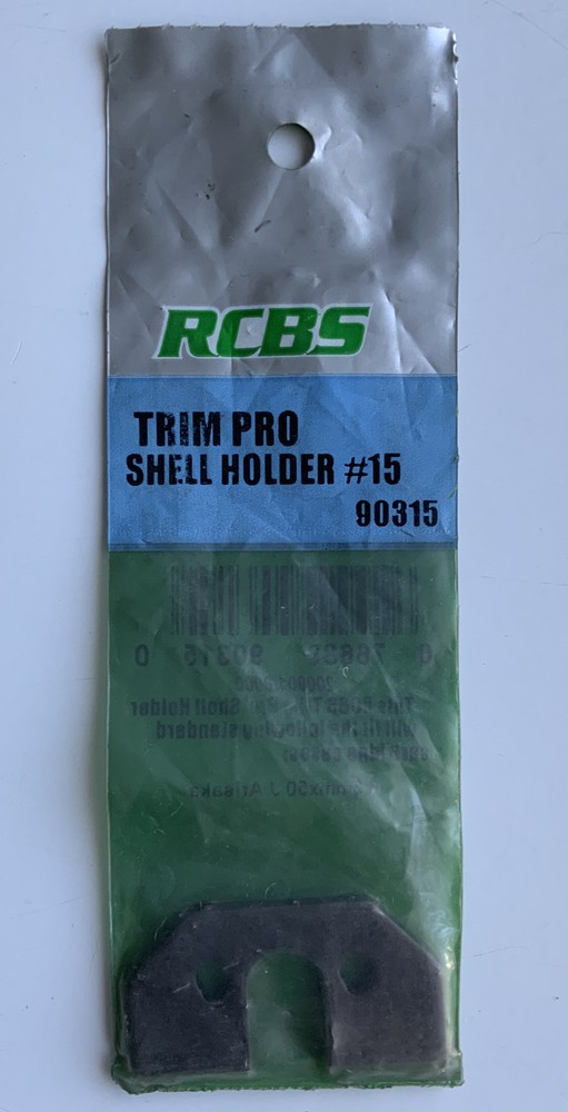 New! RCBS Trim Pro Case Trimmer Shell Holder #15 Model 90315 for Reloading
