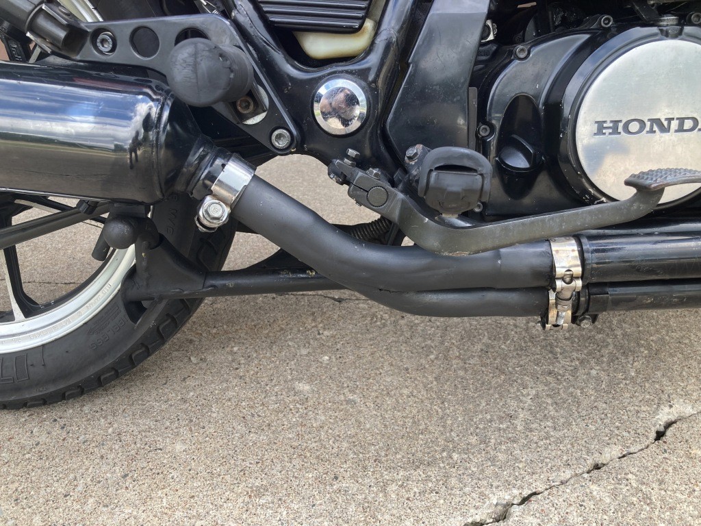 1983-1984 Honda VT500FT Ascot Performance Exhaust Chamber Eliminator Pipe