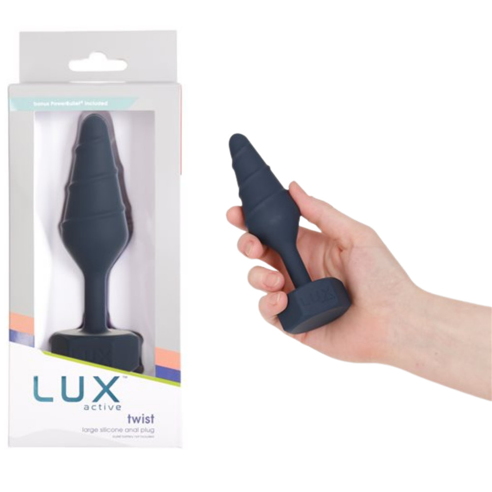 Tapered Tip Silicone Anal Butt Plug Sturdy Flared Base with Removable Vibrator