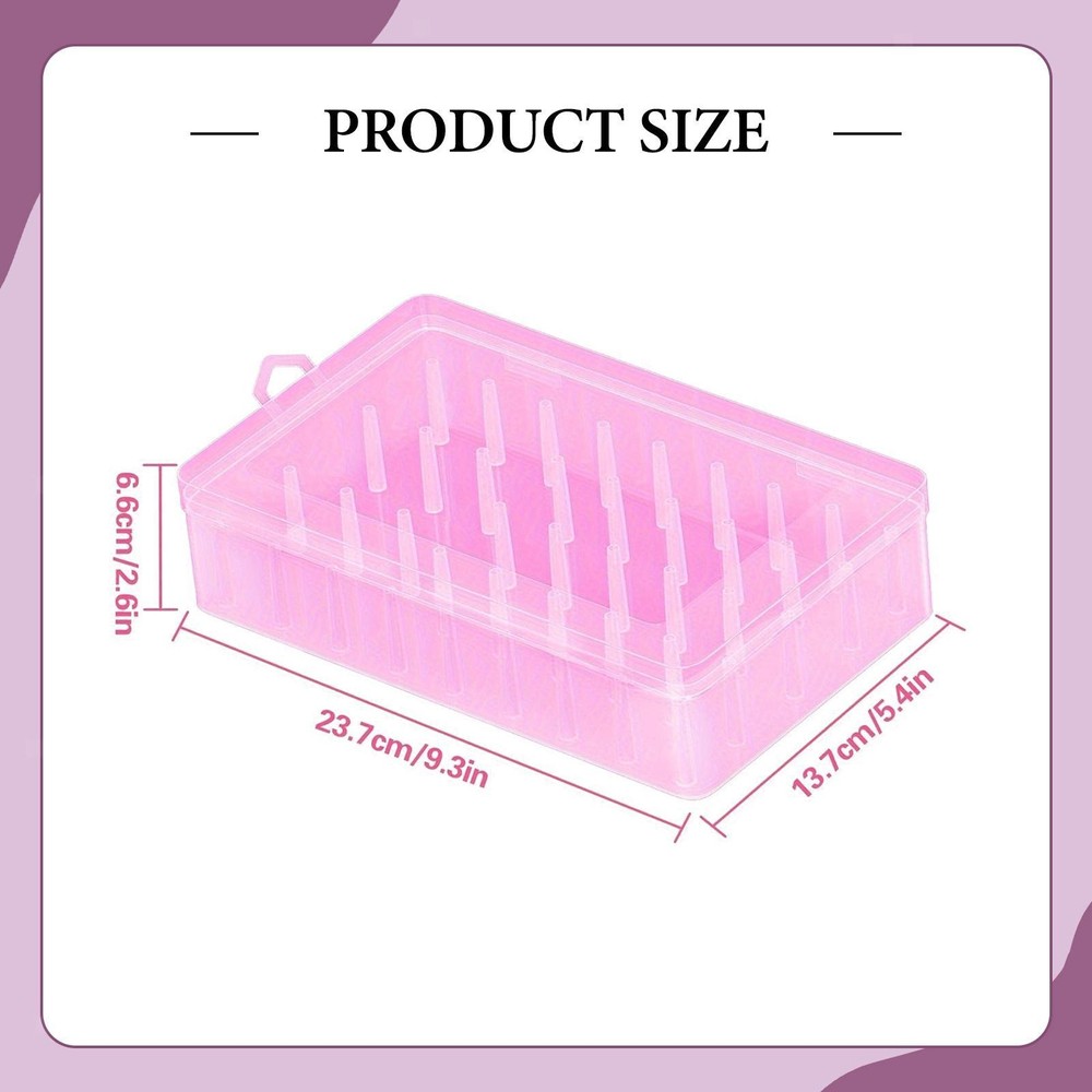 Sewing Thread Storage Box Thread Sorting Holder Versatile Empty Accessories