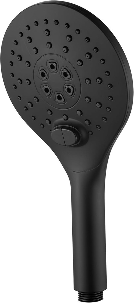 Shower Head Detachable Handheld Matte Bla 3 Spray Modes High