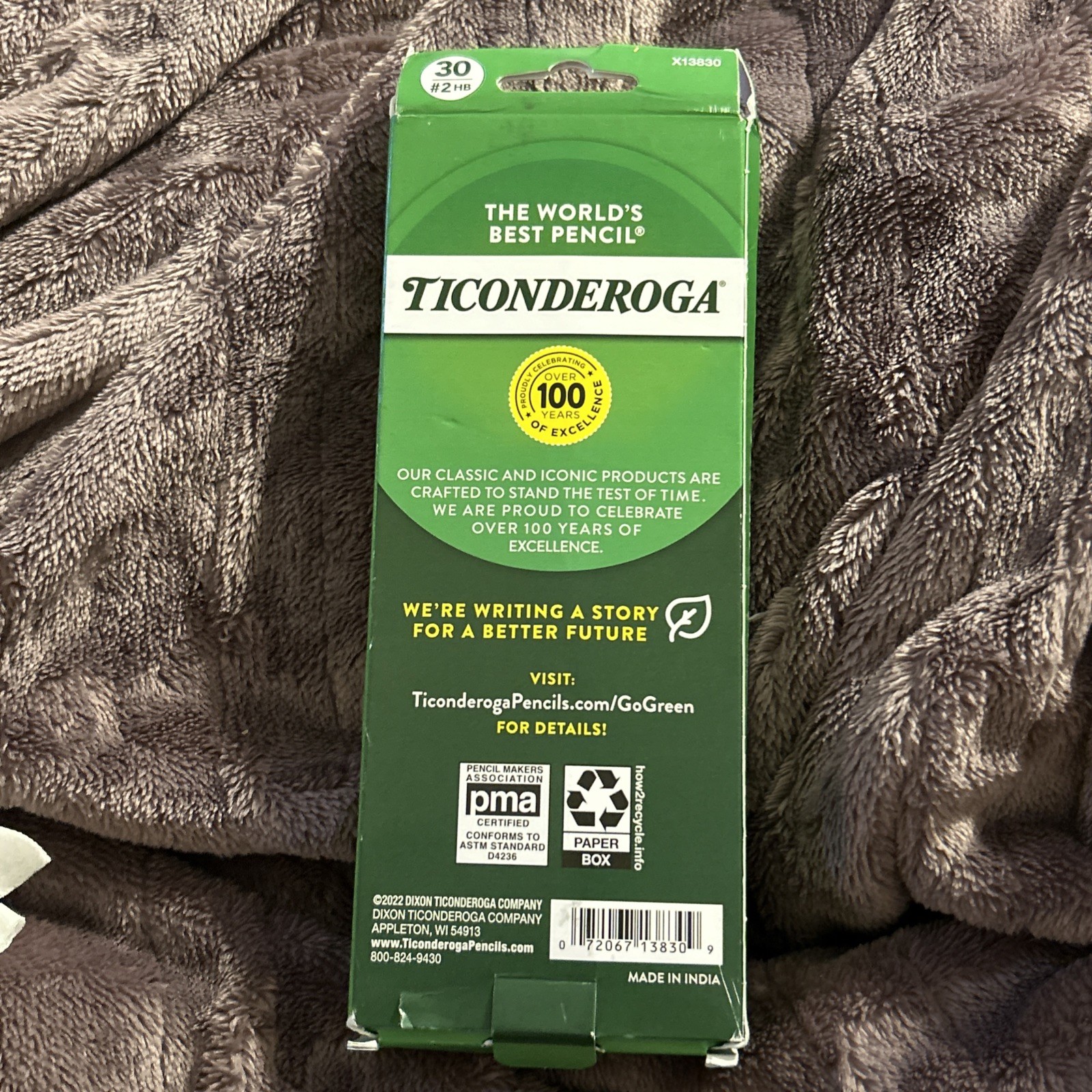 Ticonderoga PENCIL,TIC #2 PRESHARP,YL X13830 Pack Of 30 Pencils