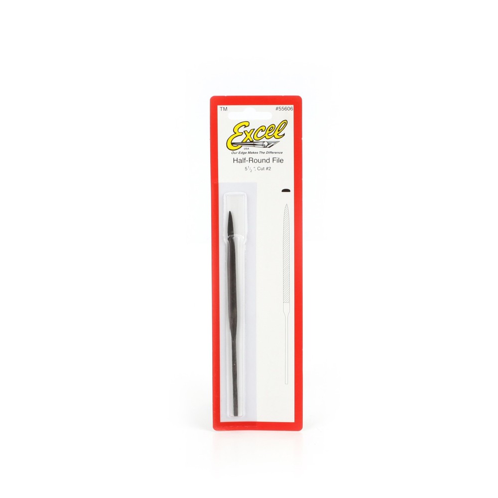 Excel Hobby Blade Corp Half Round File EXL55606 Hand Tools Misc