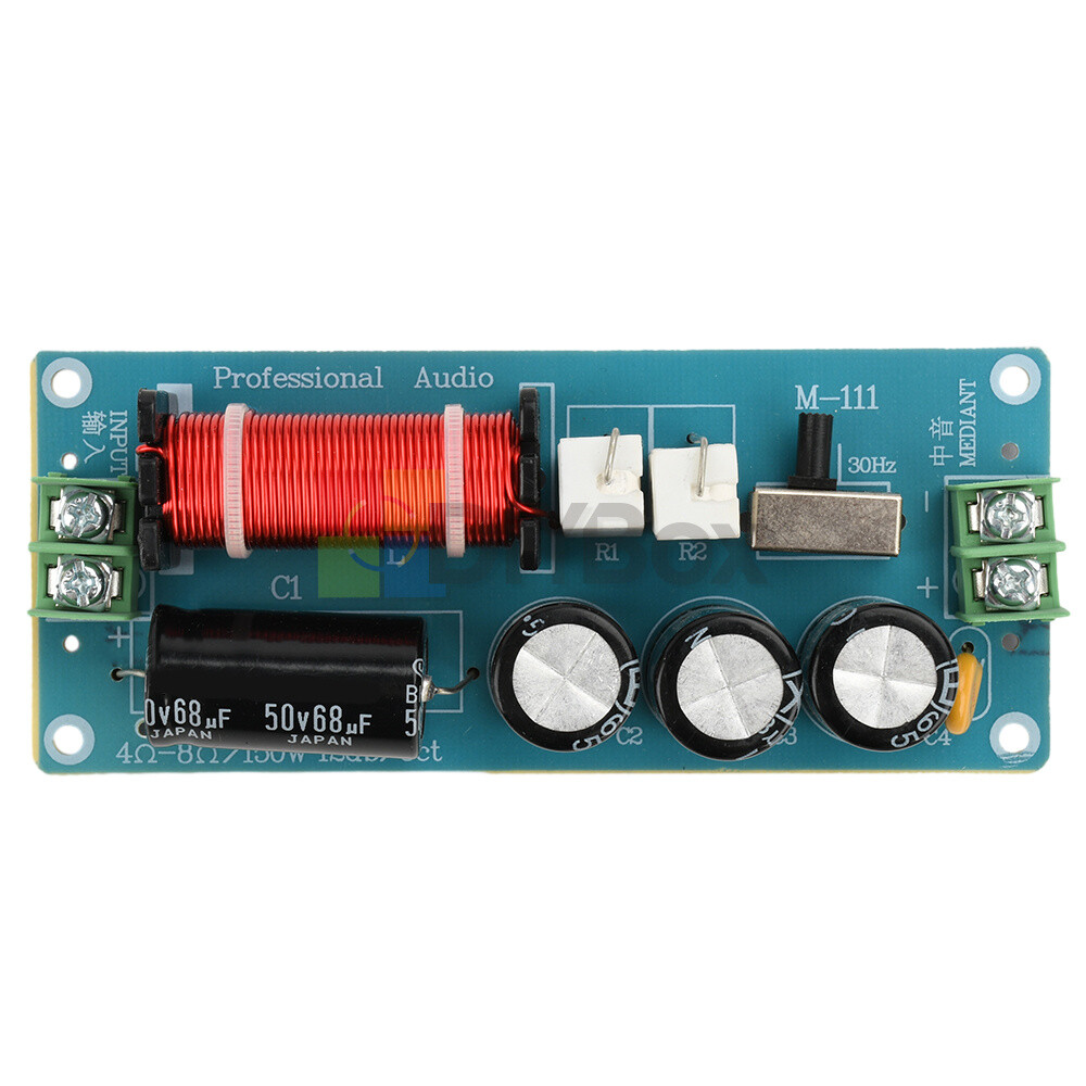 150W Midrange Speaker Frequency Divider Audio Crossover For HiFi Audio Amplifier