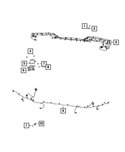 Park Assist Camera Control Module Mopar 6MQ01RXFAA