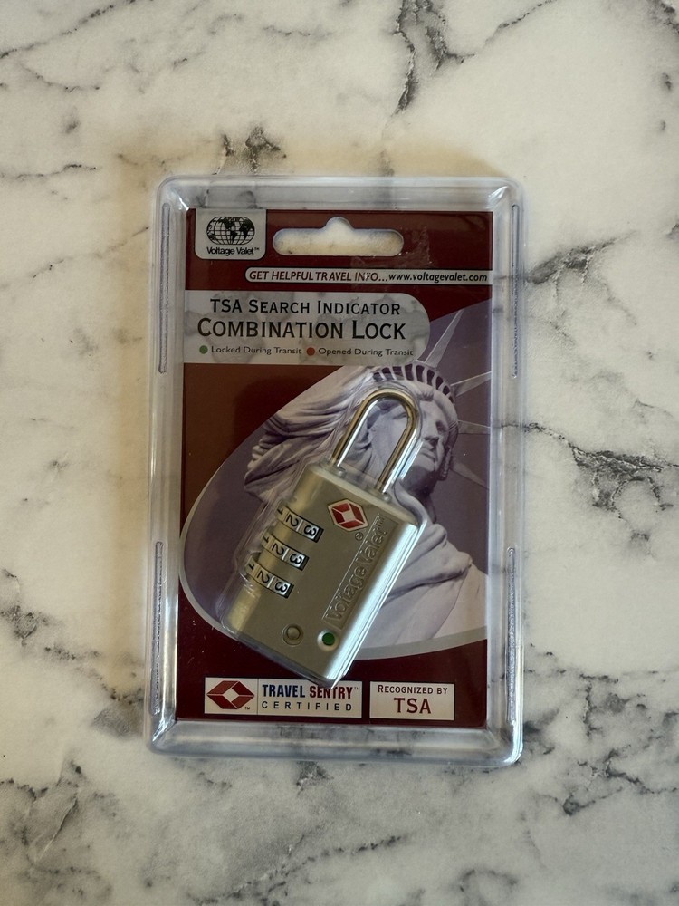 Travel Sentry TSA Combination Padlock with Search Indicator