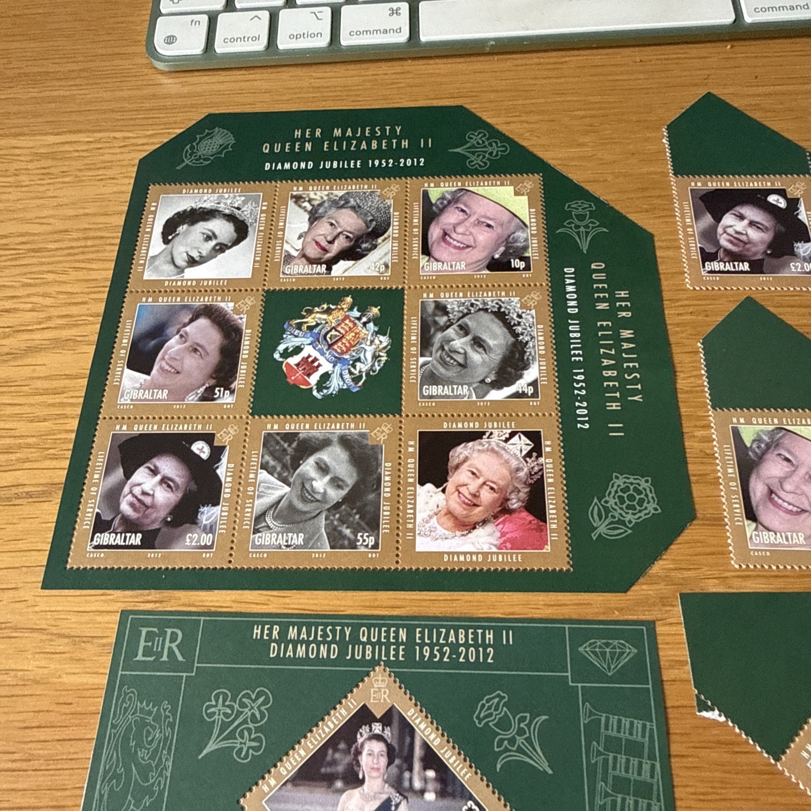 Gibraltar 2012 DIAMOND JUBILEE collection (1ST ISSUE) MNH