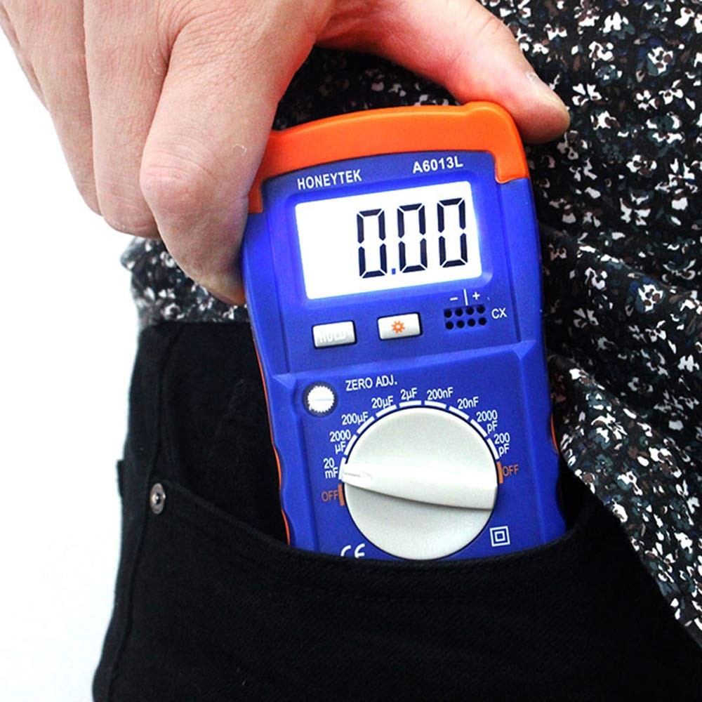 Honeytek A6013L Capacitor Tester Black