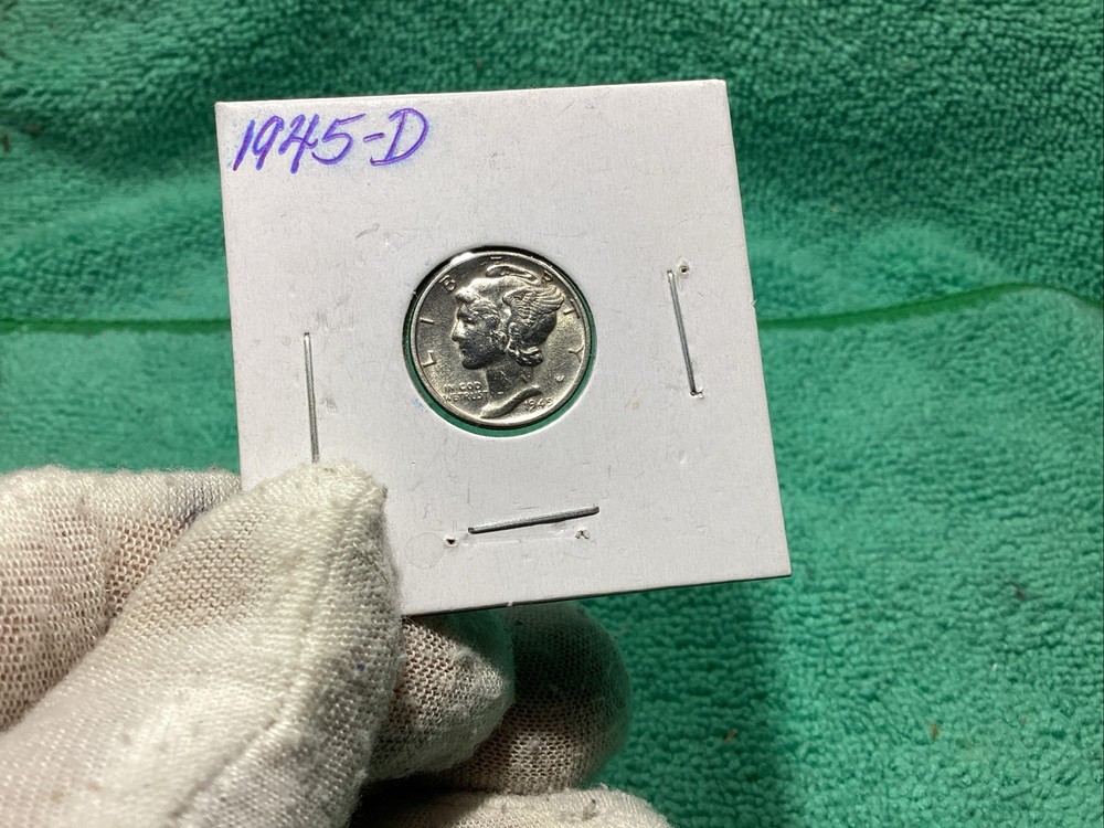 1945 D MERCURY DIME UNCIRCULATED