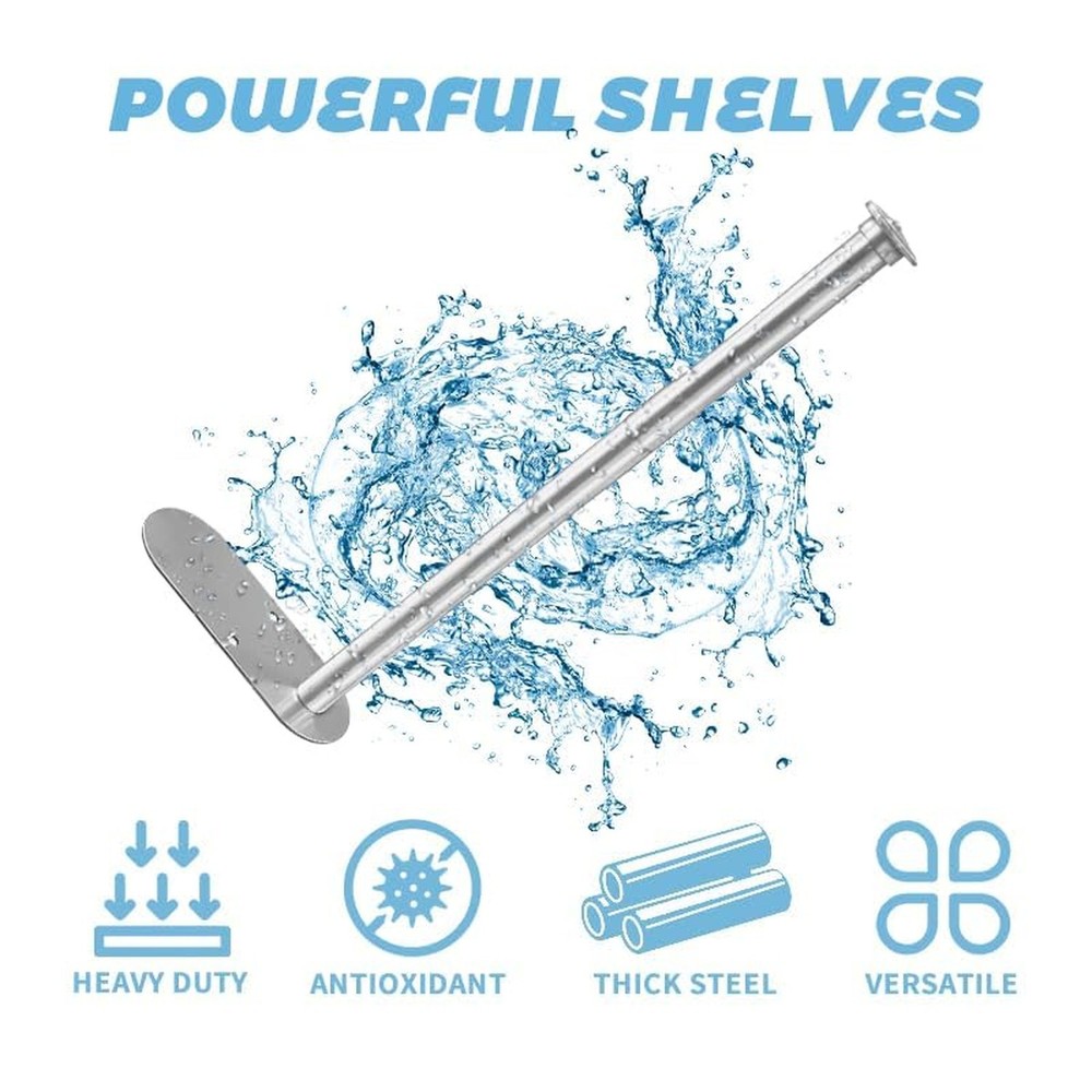 2-Section Stainless Steel Clothes Hanger Storage, Retractable Space Saving Cl...