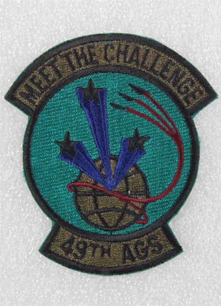USAF Air Force Patch: 49th Aircraft Generation Squadron - subdued