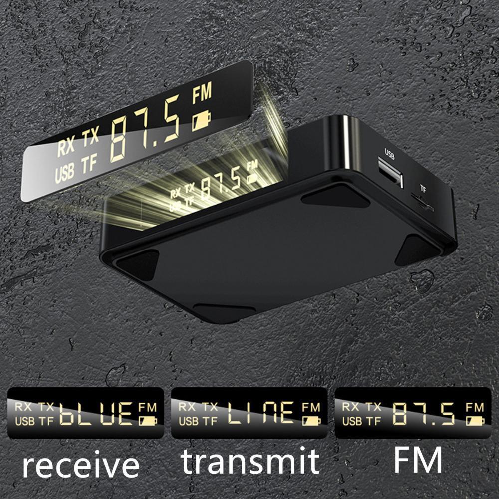 NFC Multi-Function Wireless Bluetooth 5.0 Transmitter Receiver Adapter 3.5mm AUX