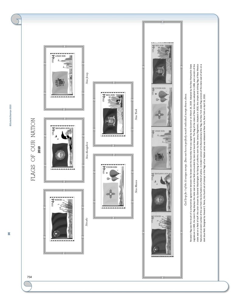 2010 U.S. Commemorative Singles COMPLETE Supplement (White Ace Alternative)