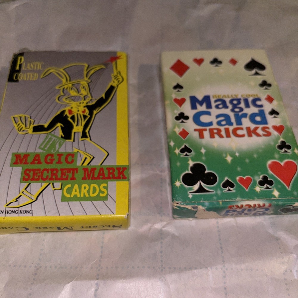 Magic Card Tricks 2 Packs