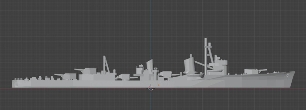 1:2400 IJN Asashino class Destroyer