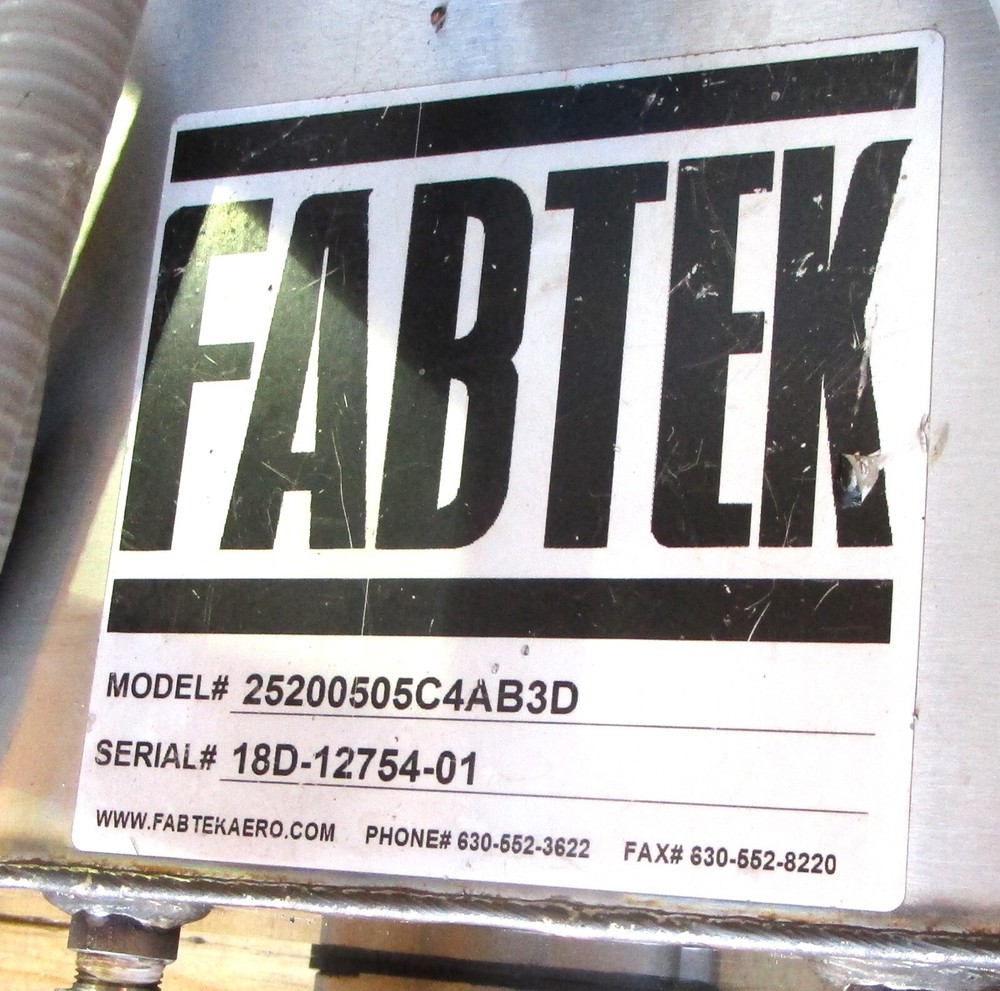 FABTEK Washdown Condensate Unit 25200505C4AB3D w/Boulay Duplex Control Panel 3ph