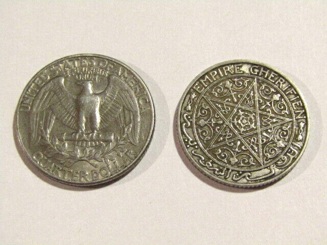 Morocco Yr. PY ND 50 Centimes Coin