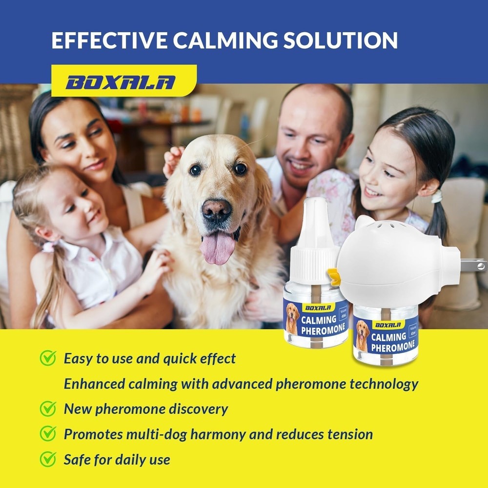 Dog Pheromones Calming Diffuse- 2 Pack 45ml Refill