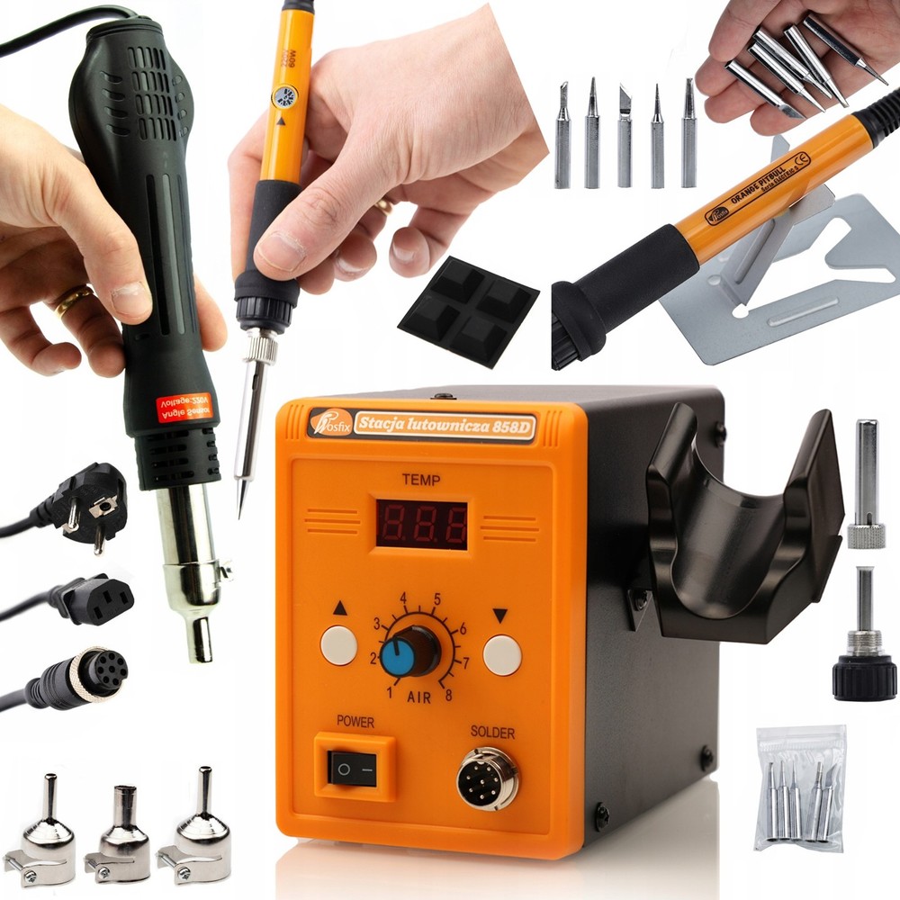 Hot-Air 858D + OP60W Welding Station Set - 700W | for Electronics