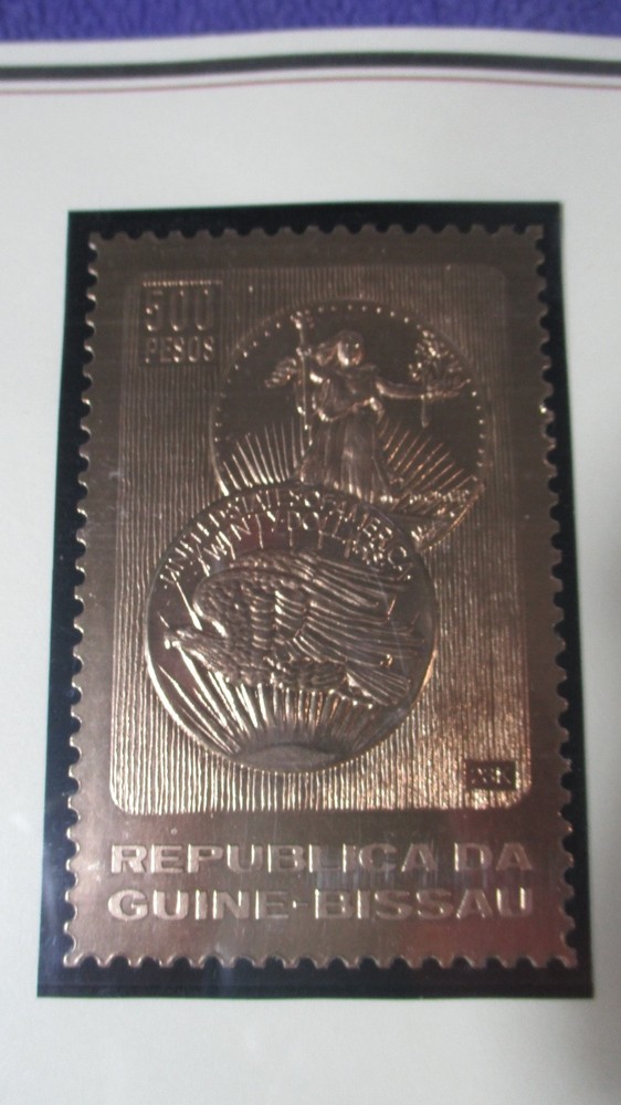 The World Treasury Of Gold Coins Official Stamp Collection