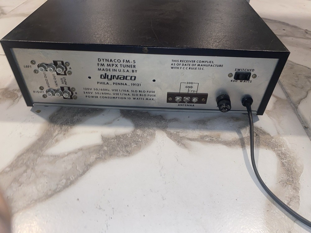 Dynaco FM5 Stereo Tuner Untested