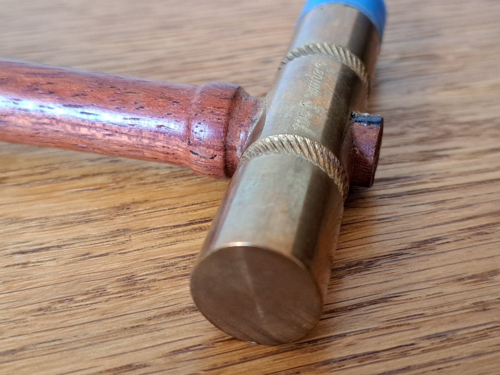 SEQUIM TOOL (USA) BRASS PLANE ADJUSTMENT HAMMER MALLET