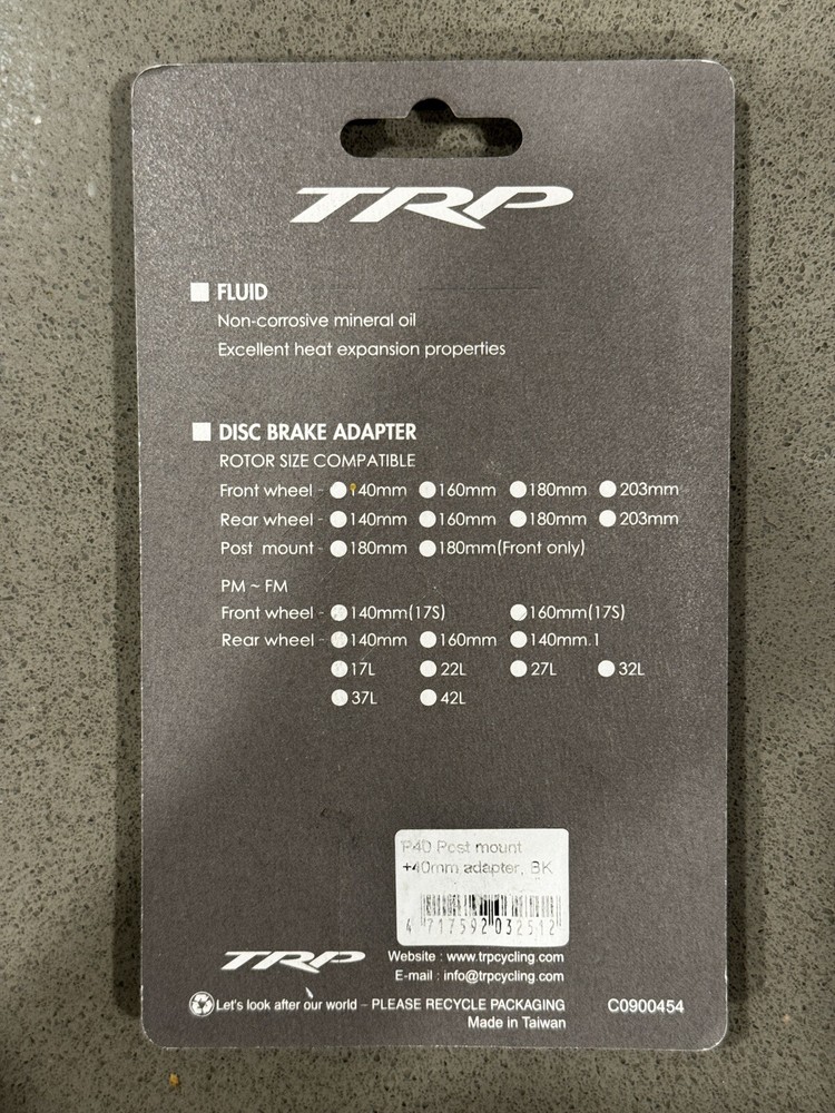 trp post mount adapter 40mm