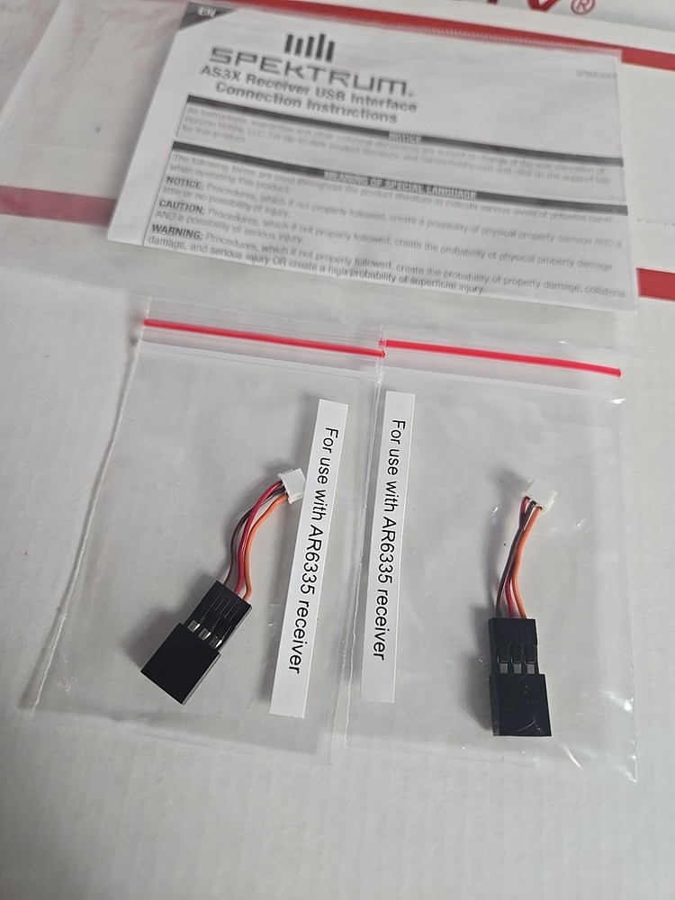 Spektrum AS3X Receiver USB Interface Connection For Use With AR6335