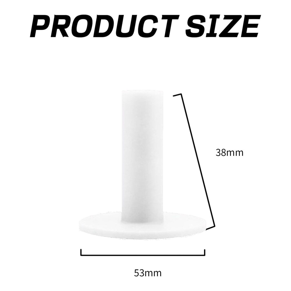 YAFIYGI 5 Pack Rubber Golf TeesTee Driving Range Value for White
